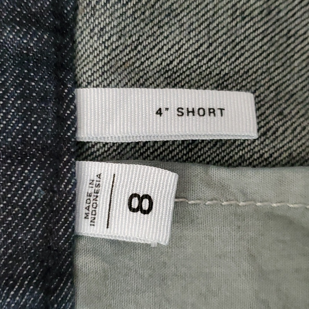 π SOLD π LOFT Dark Blue Denim Shorts SIZE: 8 - Picture 10 of 11